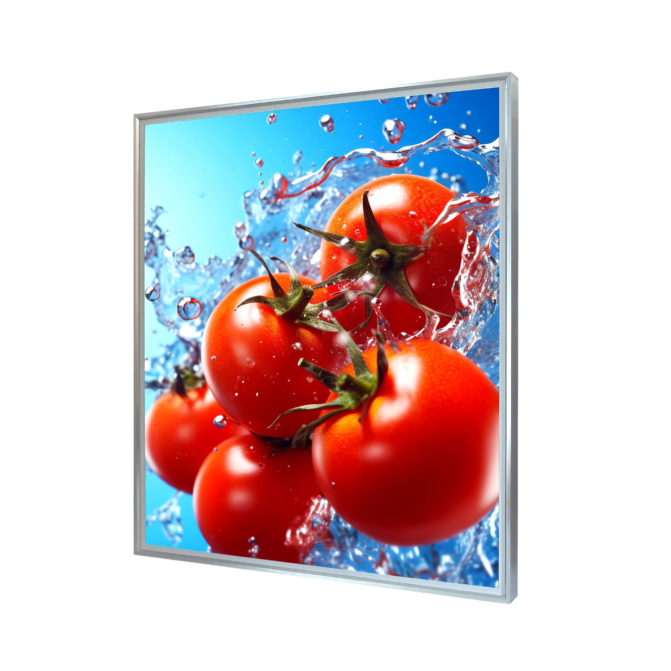 Best 19 Inch Smart Digital Picture Frame Square Type Monitor for Art Museum