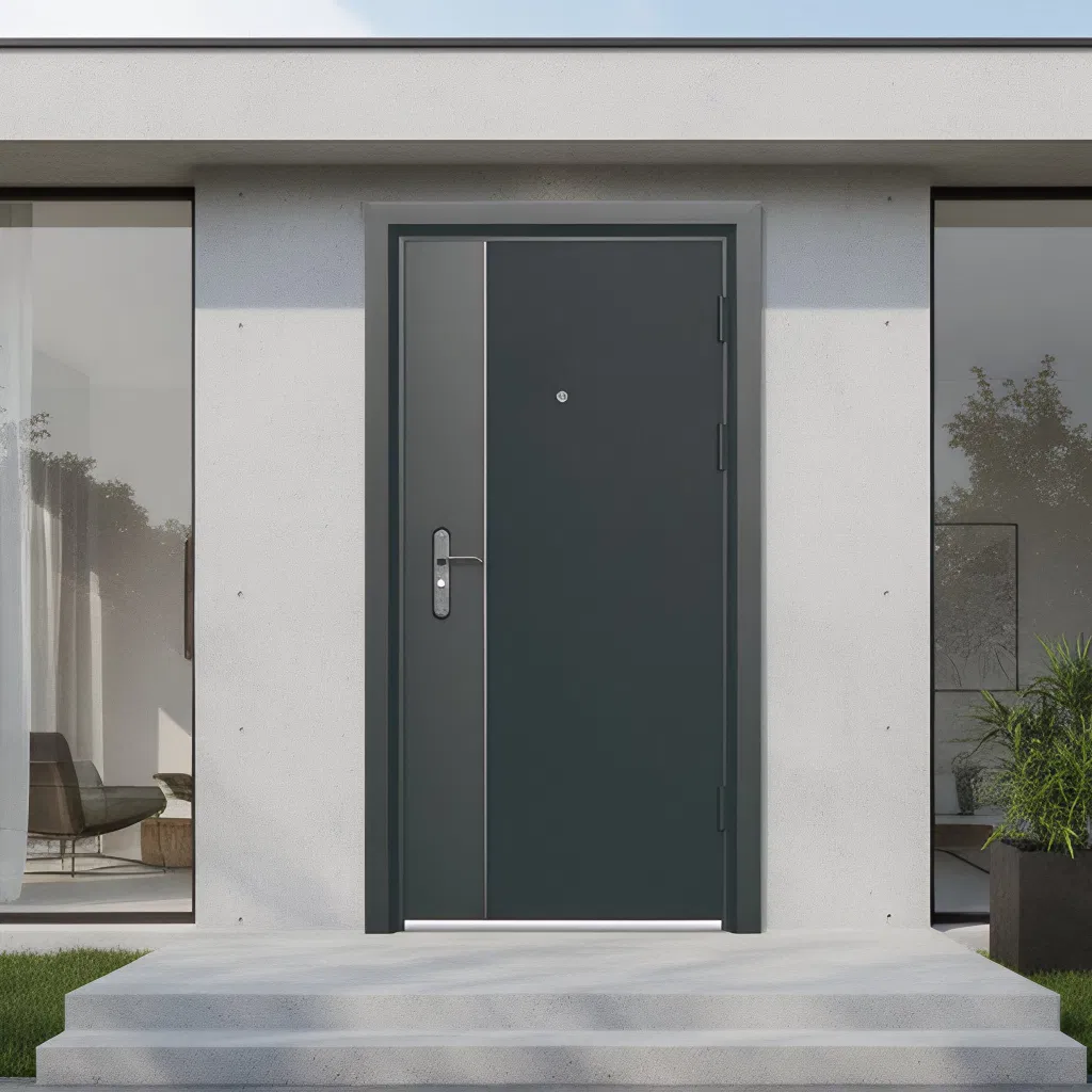 Входная бронированная дверь в китайском стиле