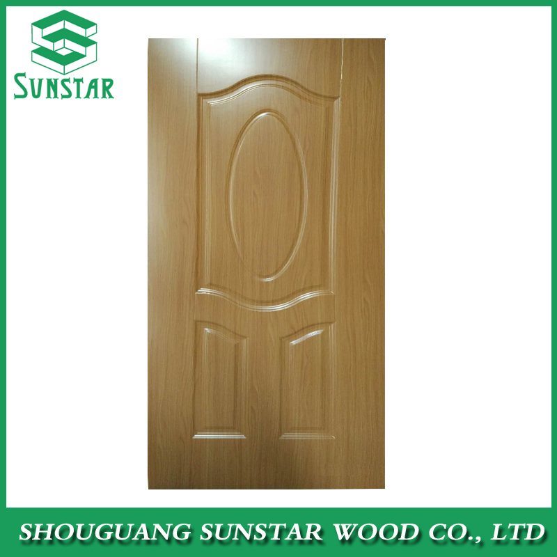 Hot Press Laminated Melamine MDF HDF Door Skin Panels