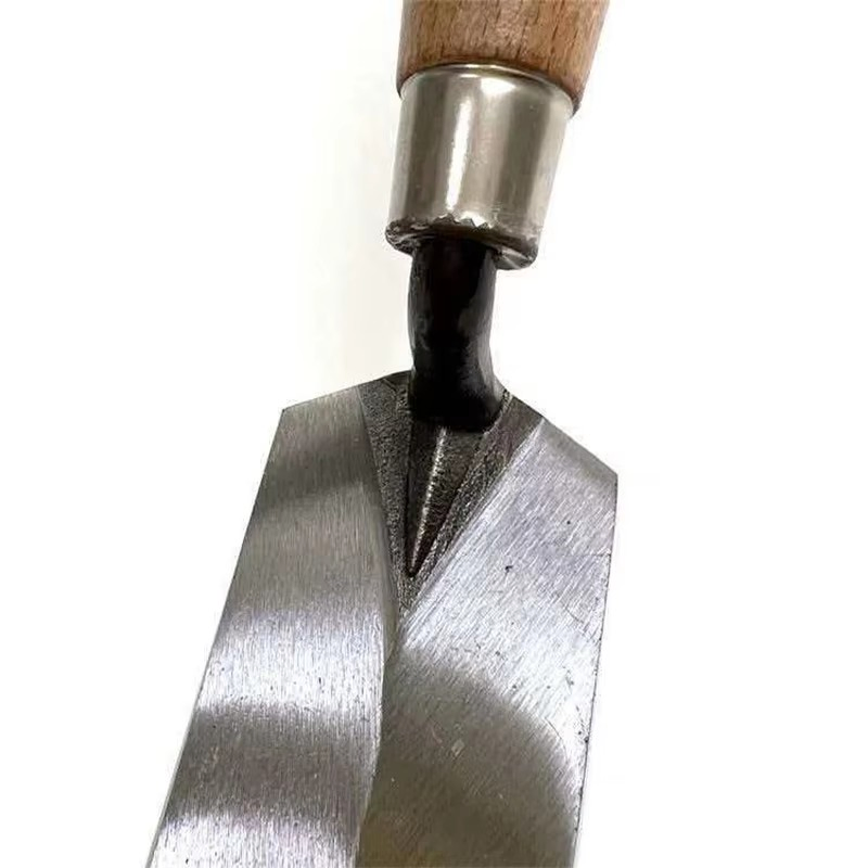 High Quality with Handle Mirror Polish Carbon Steel Thickened Bricklaying Plastering Trowel