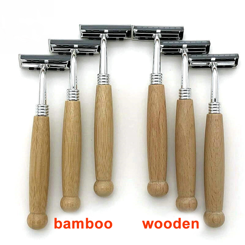 Bamboo Shaving Hotel Razor with Hotel Amenities for Guest Room