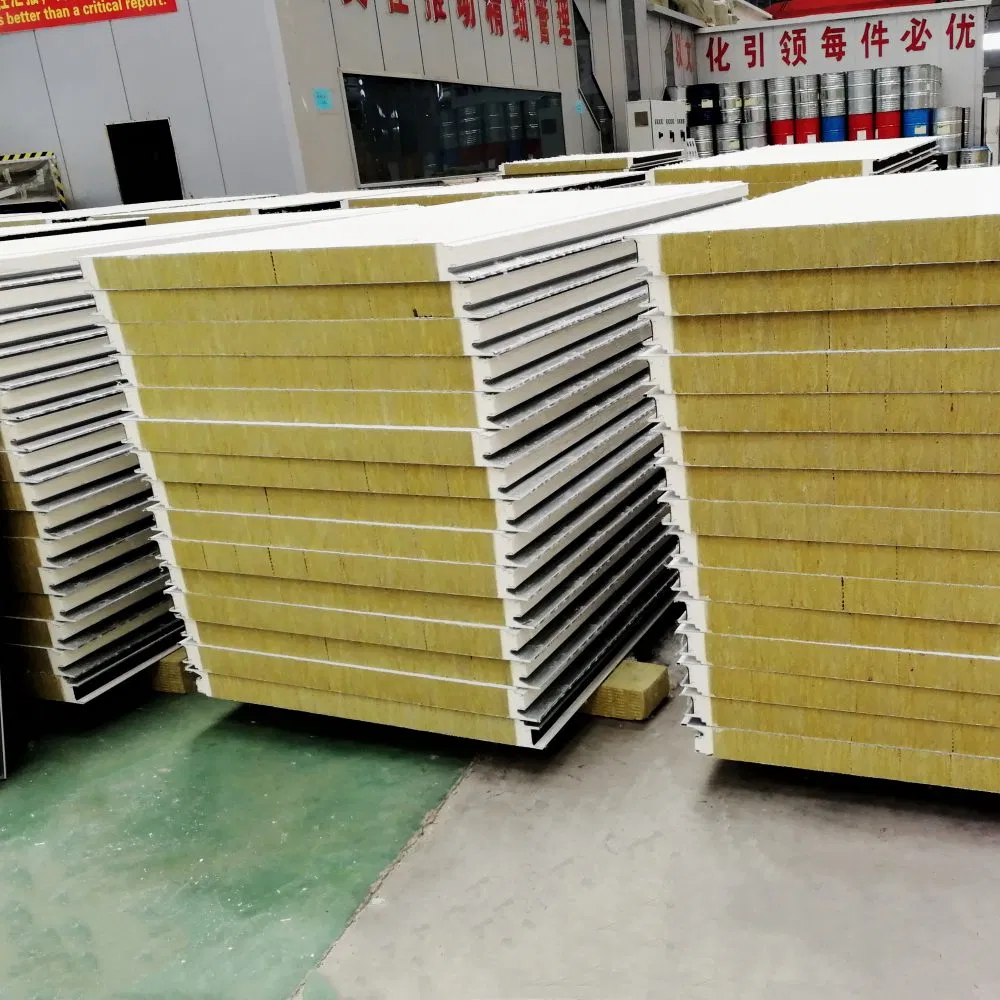 200kg/M3 Soundproofing Rock Wool ISO Certificate Board Heat Absorbing Rock Wool Lana De Roca Building Materials