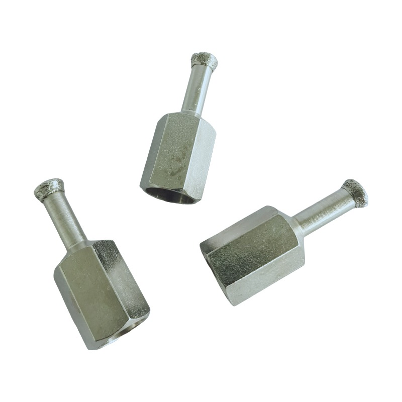 Diamond Electroplated Facade Tile Drill Bit for Undercut Anchor Holes