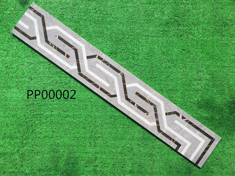 Wall Decoration Line Stone Tile with 600*40 Yellow Copy Marble