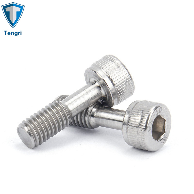 Stainless Steel Reamer Bolt Hex Socket Bolts Chess Head Captive Bolt with Knurling