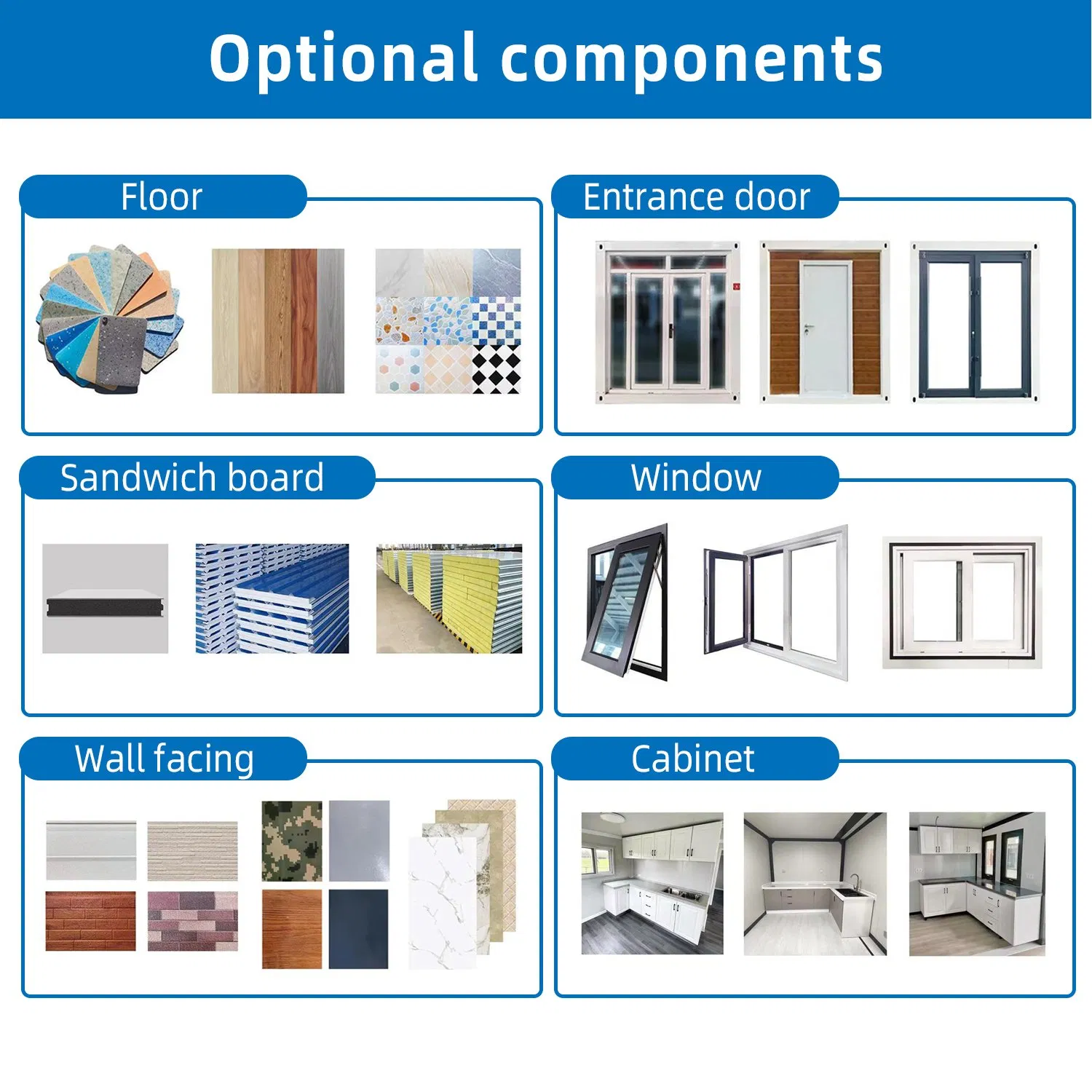 Customized Luxury Prefab Modular Prefabricated Tiny Office Expandable Container House