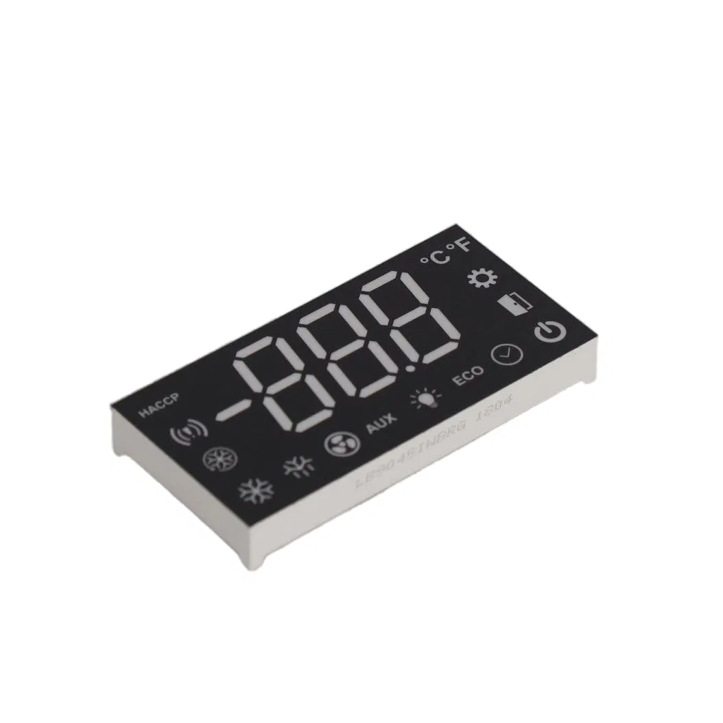 Ultra Bright White Customized 3 Digit 7 Segment LED Display for Refrigerator/Freezer