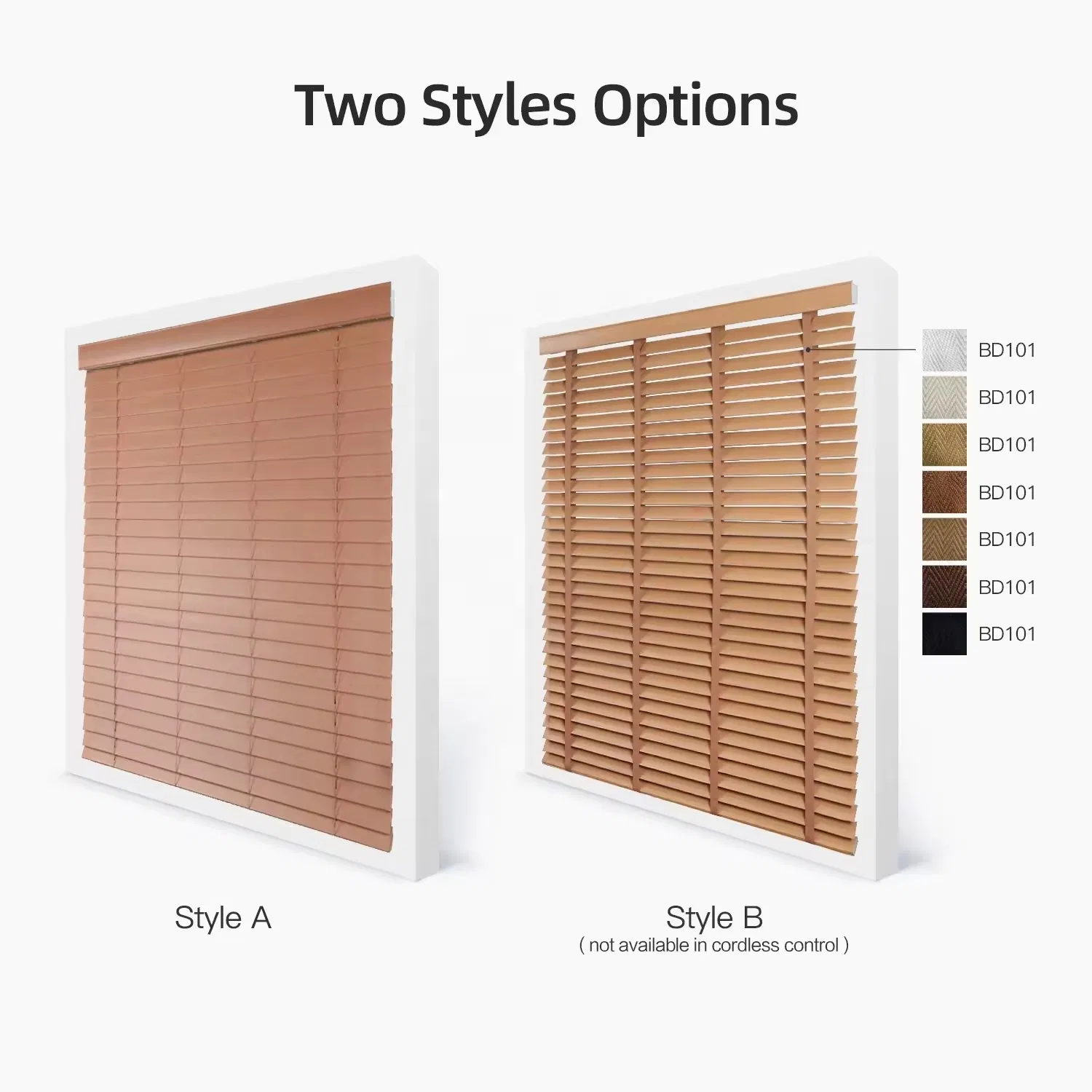 Factory Wholesale Wood Slat Blinds Components PVC and Wooden Blinds for Windows