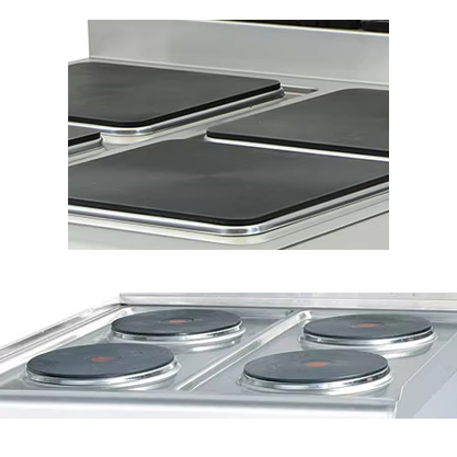 Um-ED-2b Stainless Steel Kitchen Equipment 2 (4/6) Burner Electric Induction Cooker & Cabinet Commercial 2 (4/6) Burner Electric Induction Cooker