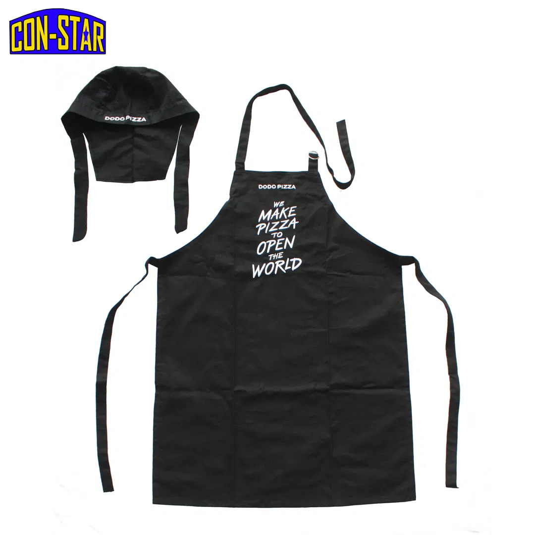 Shef Hat Kitchen Working Promotional OEM Apron Set