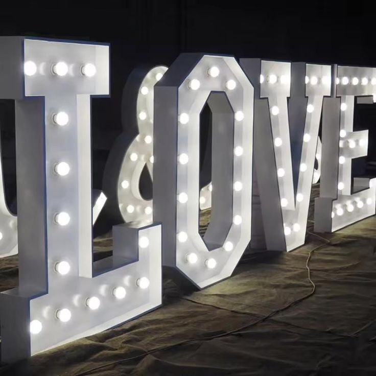 Custom Marquee Letters Light up Alphabet LED Signs-48 in