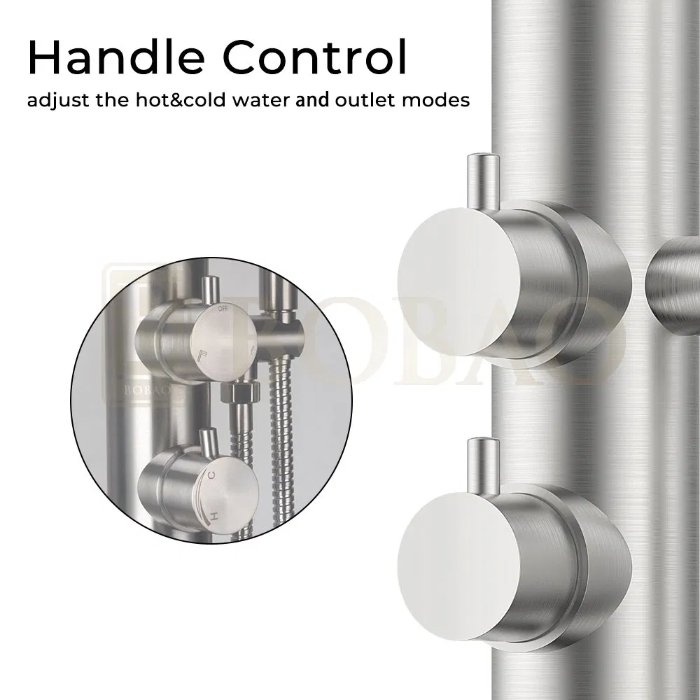 Durable Short Style Outdoor Faucet for Hot and Cold Water