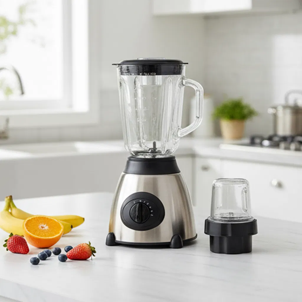 Multifunction Food Blender 2 in 1 Kitchen Blender as Juicer Blender and Food Processor for Fruit Suitable for Wholesale Kitchenware