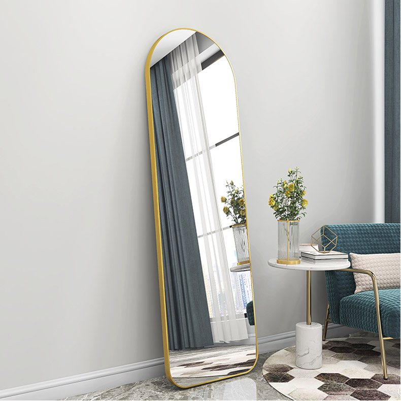 Factory Hot Sale Modern Simplicity Arch Oval Rectangle Track Irregular Framed Mirror