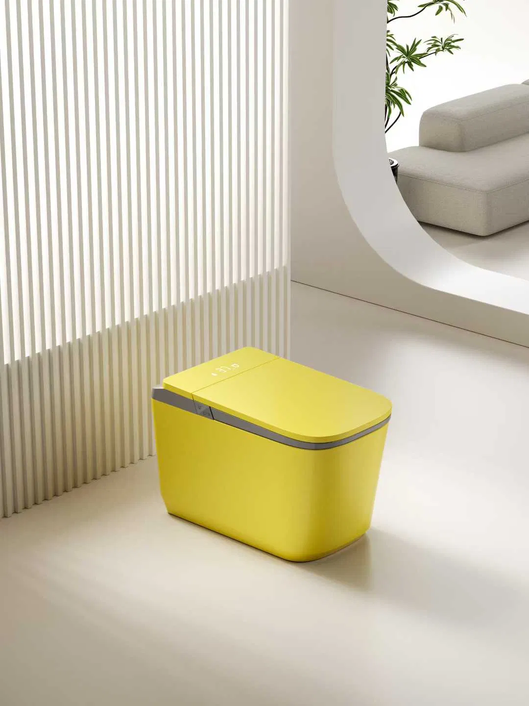 New Design Styles Luxury Large Bowl Various Colorful Floor Standing Smart Toilets