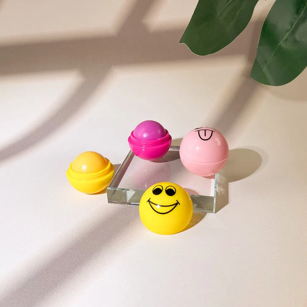 Private Label Spherical Lip Balm Customized Flavor Lip Moisturizing Ball 12g