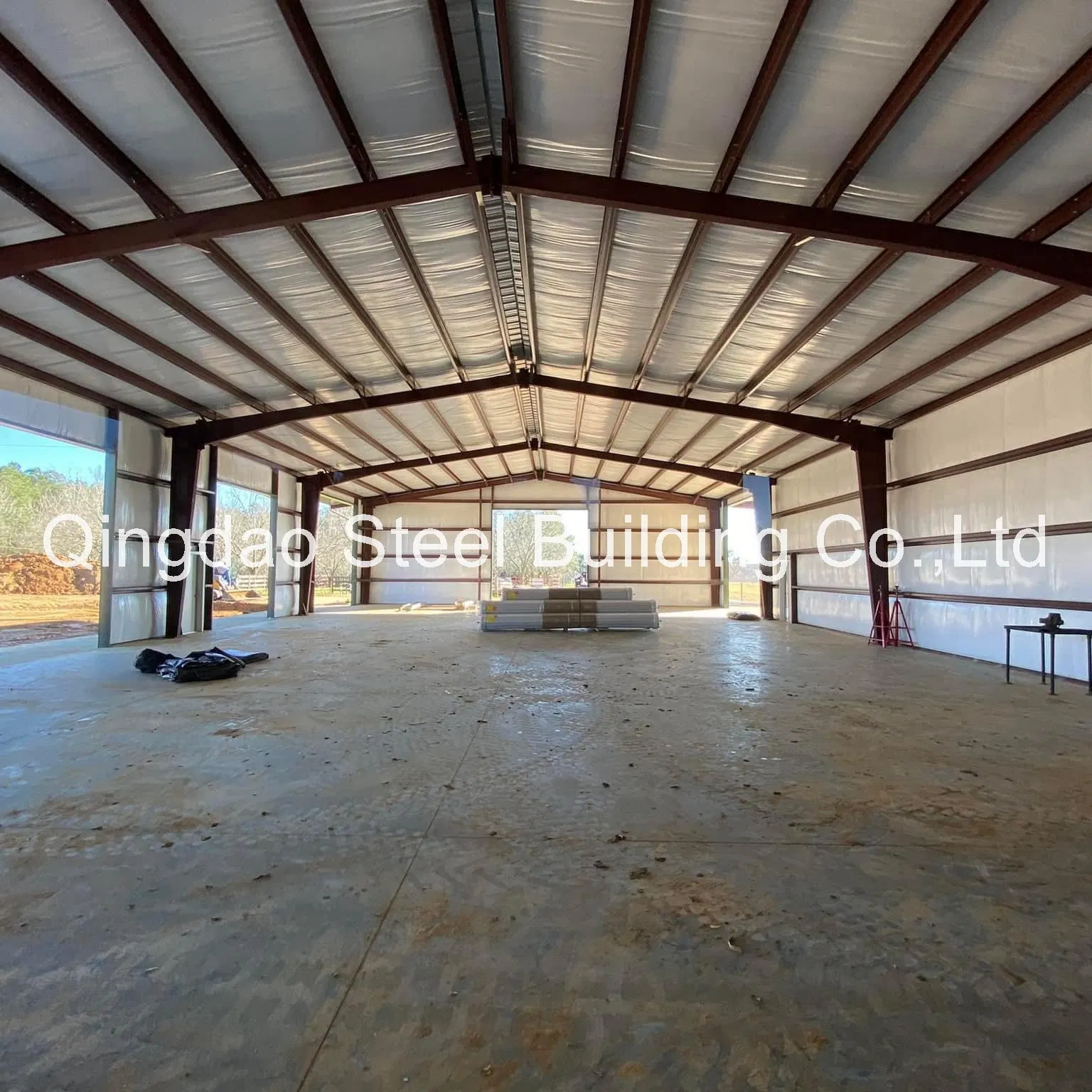 CE Prefab Building Prefabricated Steel Structure Large Warehouse Workshop Construction Building