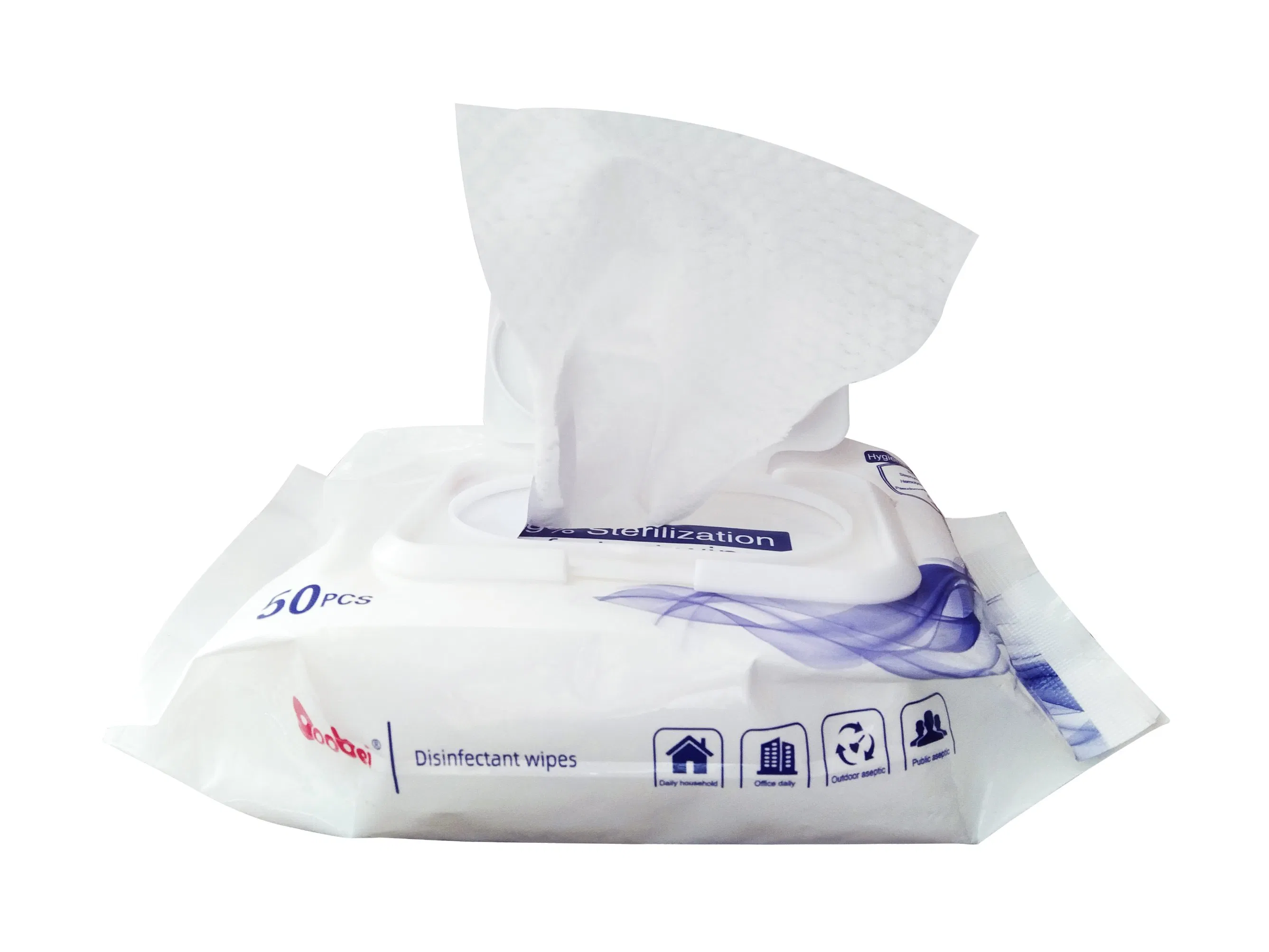 Non-Woven 80PCS Alcohol Wipes Disinfection Wet Wipes