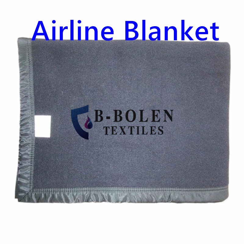 Fr Modacrylic Jacquard Blanket Manufacturers China Fireproof Airline Blanket