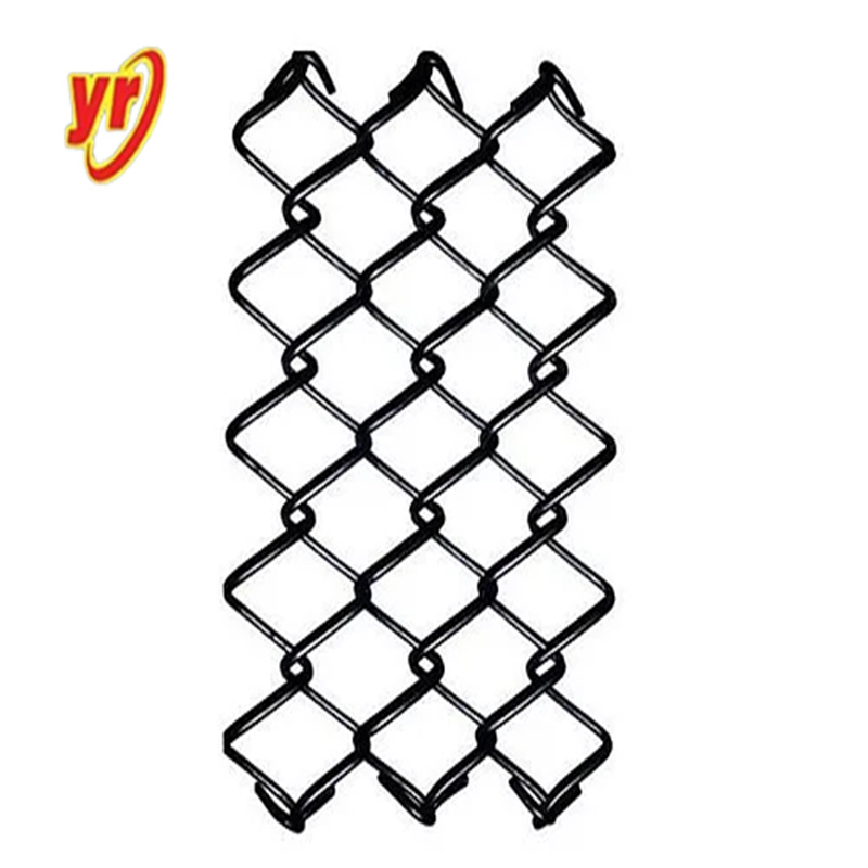 Green/Black Coated Chain Link Fence for Security/Prison/Stadium/Court