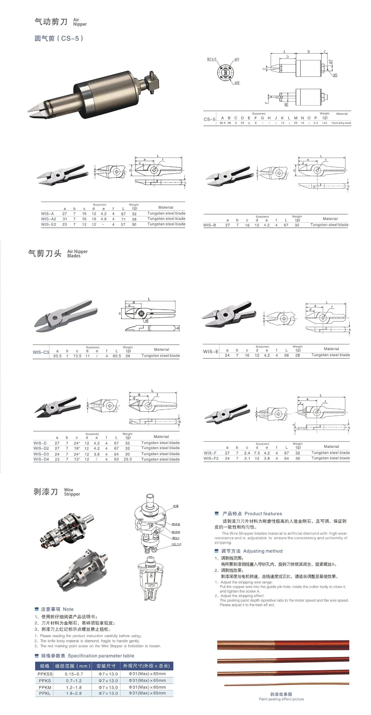 Пневматические ножницы для намотки катушек ZTF