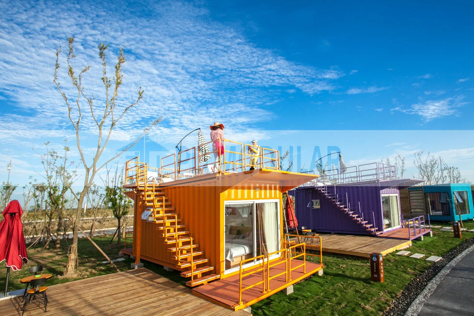 China Good Design Beautiful Prefab Portable Modern Container Villa for Sale in Jiangsu