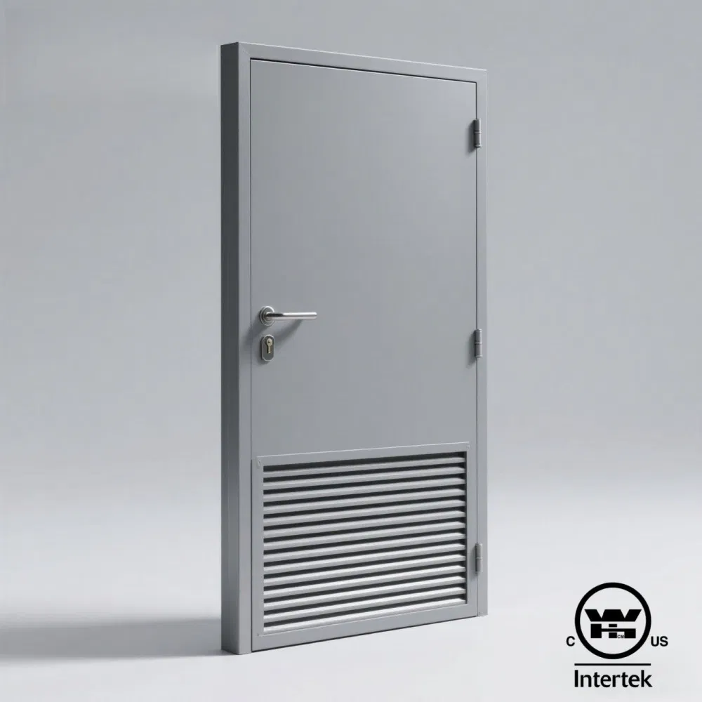 Steel Fire-Rated Door for Shopping Malls - 30/60/90/120 Min Rating, UL/En Certified, Heavy-Duty Finish
