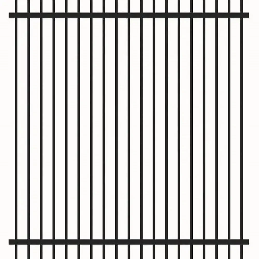 Cheap Modern Metal Fence Galvanized Picket Wrought Iron Fence Panels Steel Fence