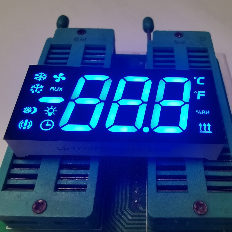 Ultra Bright Orange 7 Segment LED Display for Refrigerators