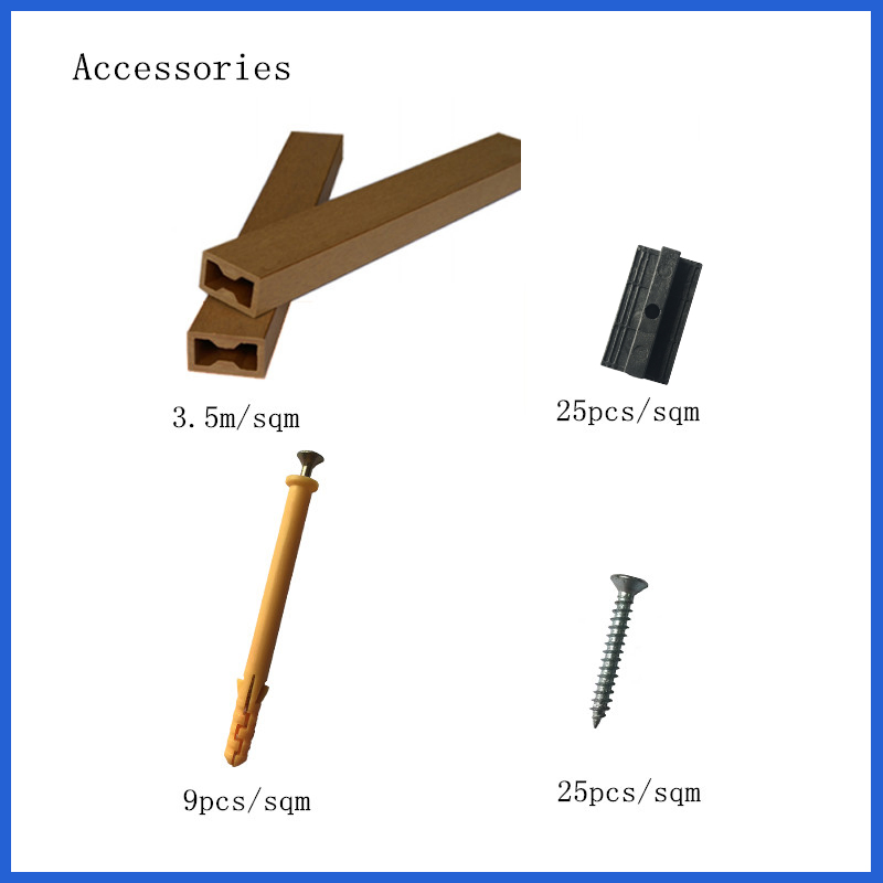 Fashion Green Recyclable Anti-UV Decorative Hollow WPC Composite Decking/Flooring with Customized Colors