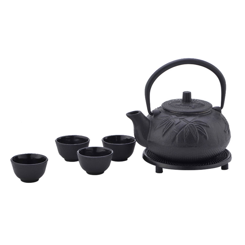 Чайный набор из чугуна Cookwin с чашками и подставкой