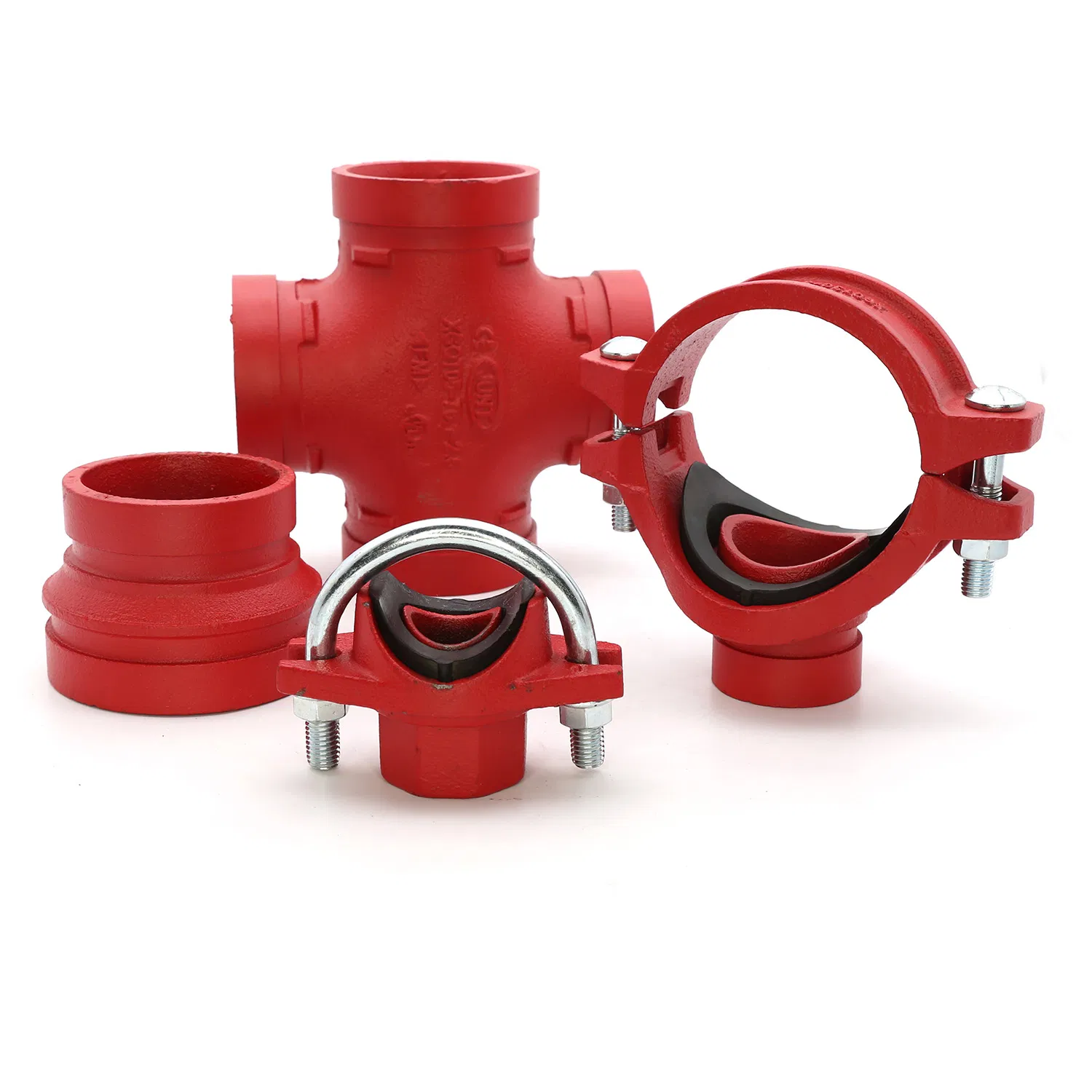 FM UL Ce Approved Ductile Iron Grooved Pipe Fittings