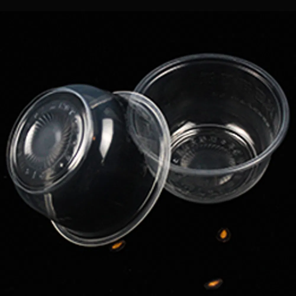 Microwave Disposable Plastic Food Container PP Roud Bowl