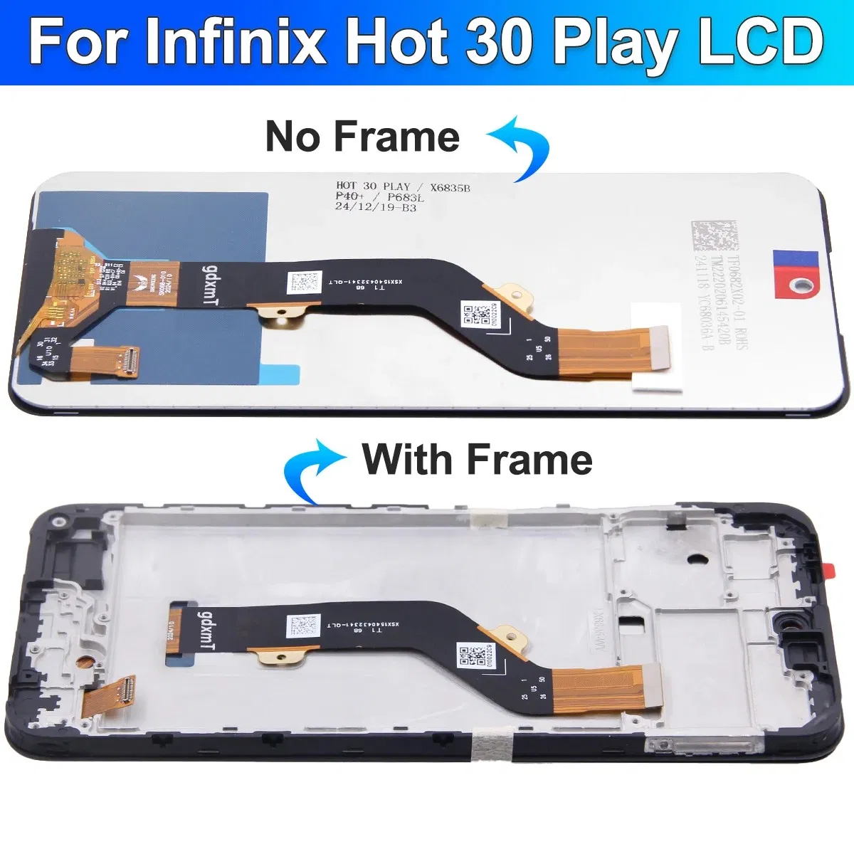 Дисплей LCD для Infinix Hot20 Play X6825 Pova4