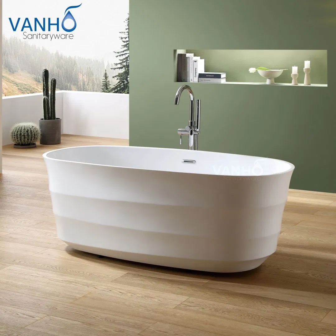 Акриловая ванна Vanho AT-203, отдельностоящая, белая