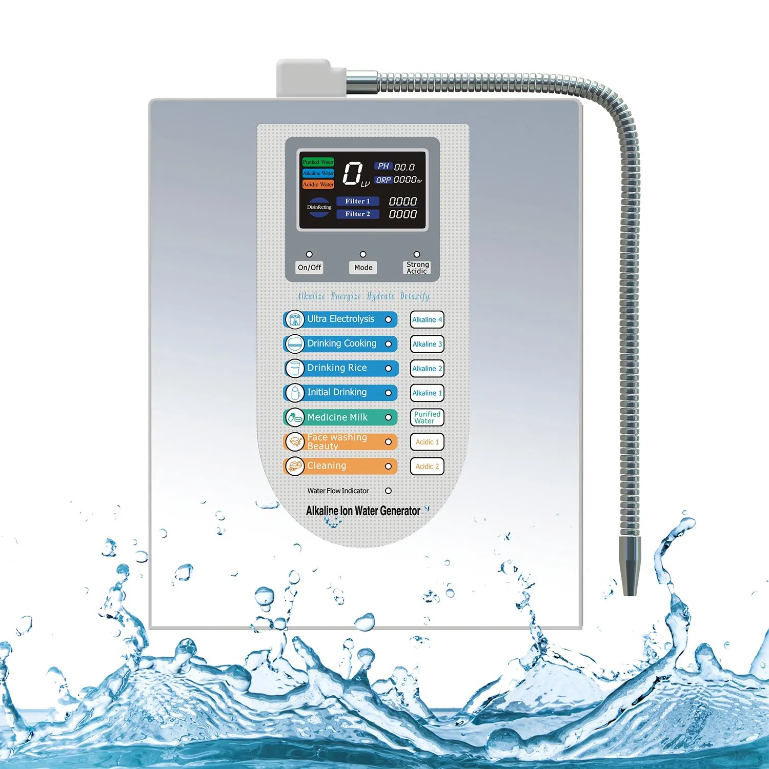 Multifunctional 7-Plates Water Ionizer OEM (CE Certified) Bw-6000