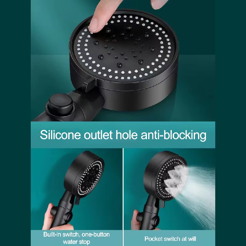 One-Touch Handheld Shower Head for Effortless Bathroom Upgrades