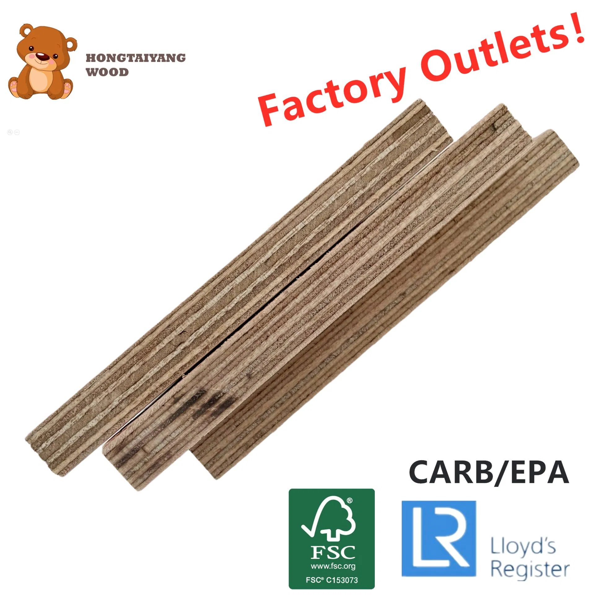 9mm 12mm 18mm Phenolic Board Plywood for Outdoor Use