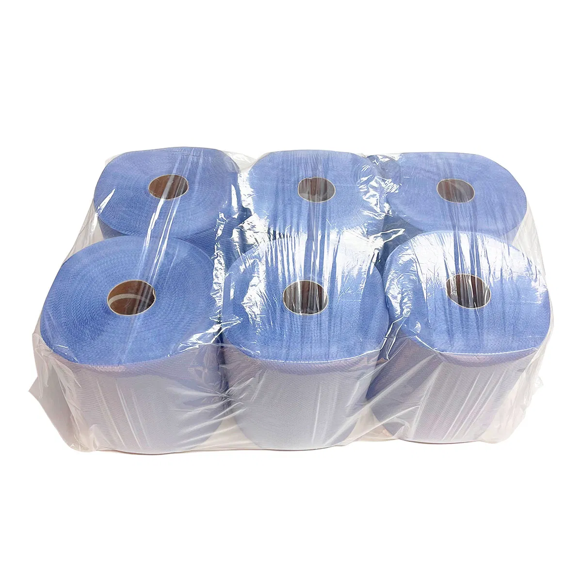 Wholesale Recycled Paper Hand Paper 2ply Blue Hand Paper Towel for Home