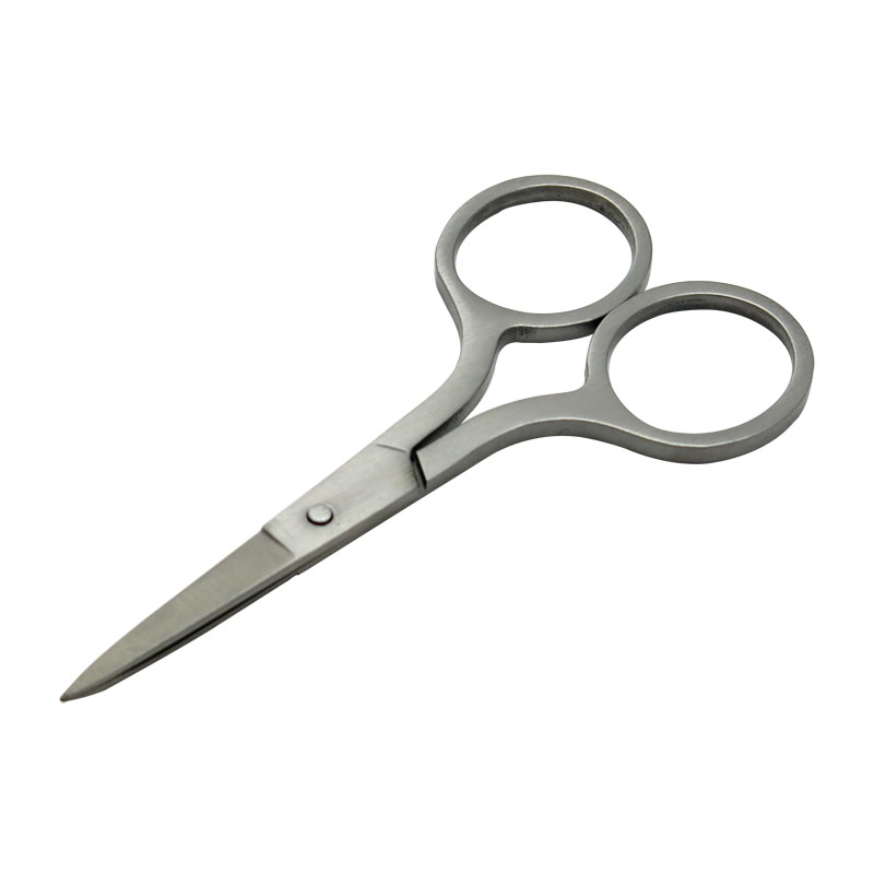 3mm Thickness 3.5inch Stainless Steel Eyebrow & Nose Hair Manicure Cuticle Scissors