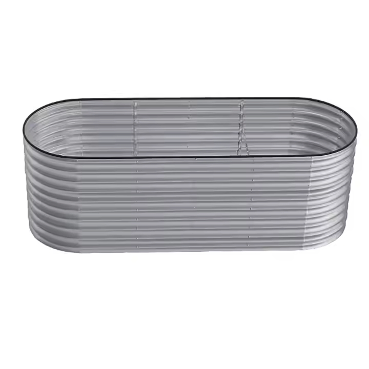 Outdoor Galvanized Steel Metal Raised Garden Beds