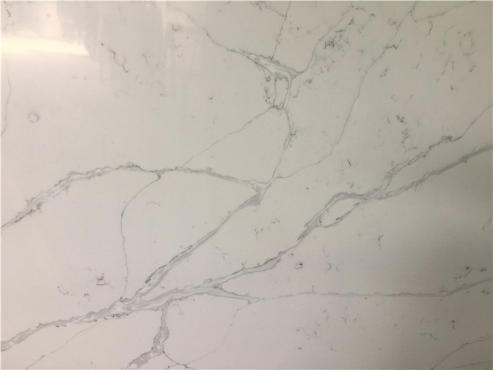 Artificial Stone polished/honed black/white/beige calacatta vagli metro quartz for interiors/indoor kitchen/bathroom countertops/vanity