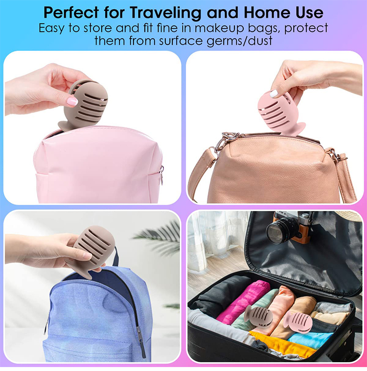 Travel Beauty Egg Storage Bag Makeup Sponge Storage Rack