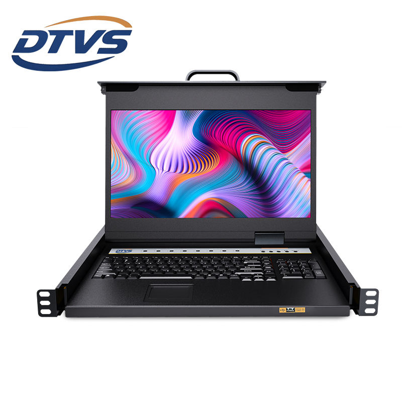 8-портовый KVM-коммутатор 1U с HDMI и 17.3" дисплеем
