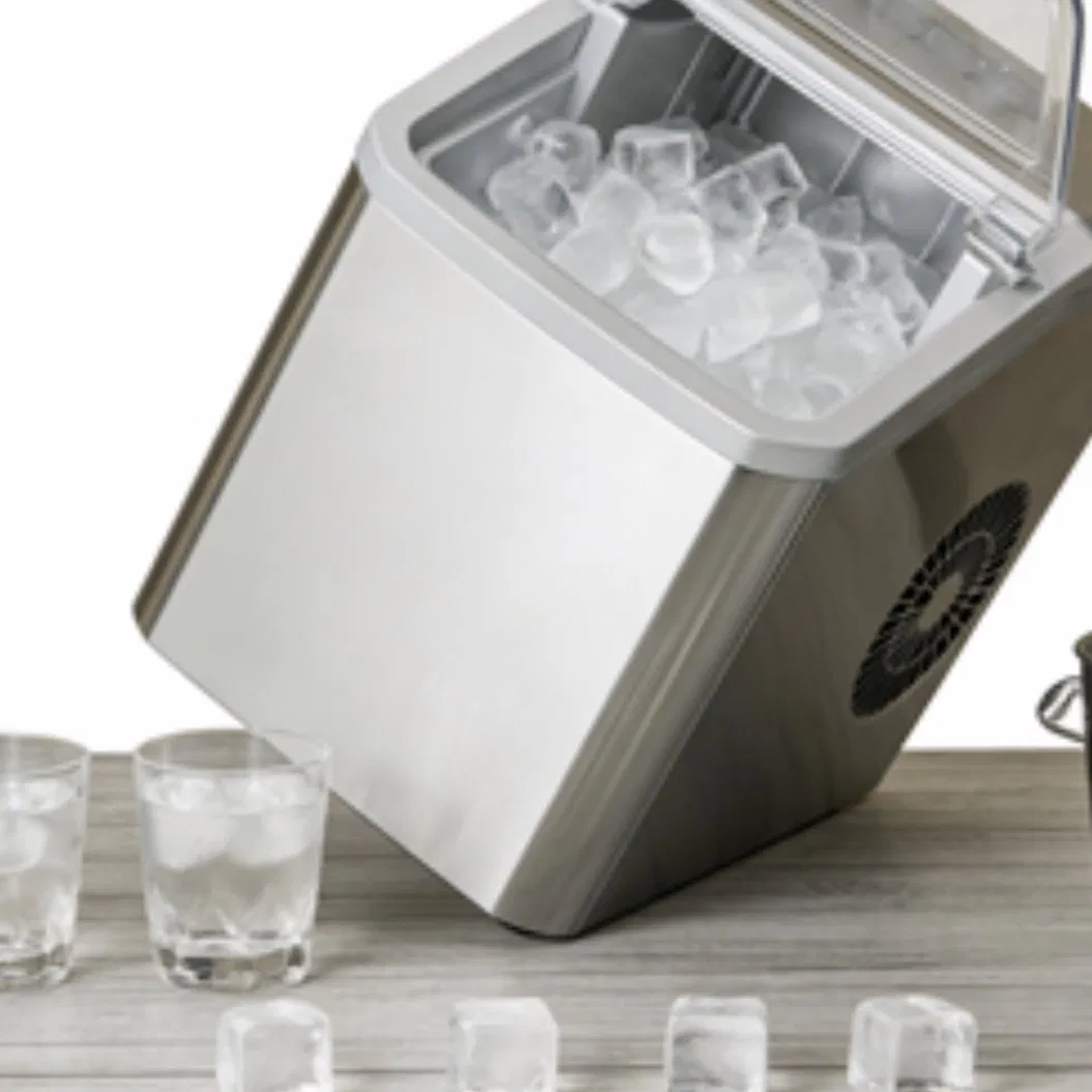 Home Portable Ice Maker 6-Minute Fast Ice Making Machine Self-Cleaning