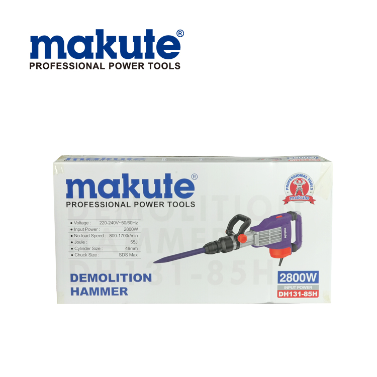 Отбойный молоток Makute DH131-85H SDS Max 2800Вт
