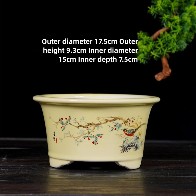 Горшки керамические декоративные цветочный узор для дома