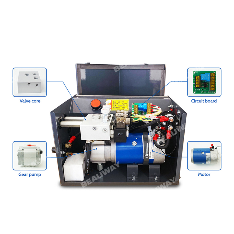 Гидравлическая силовая установка 12V/24V для погрузчиков