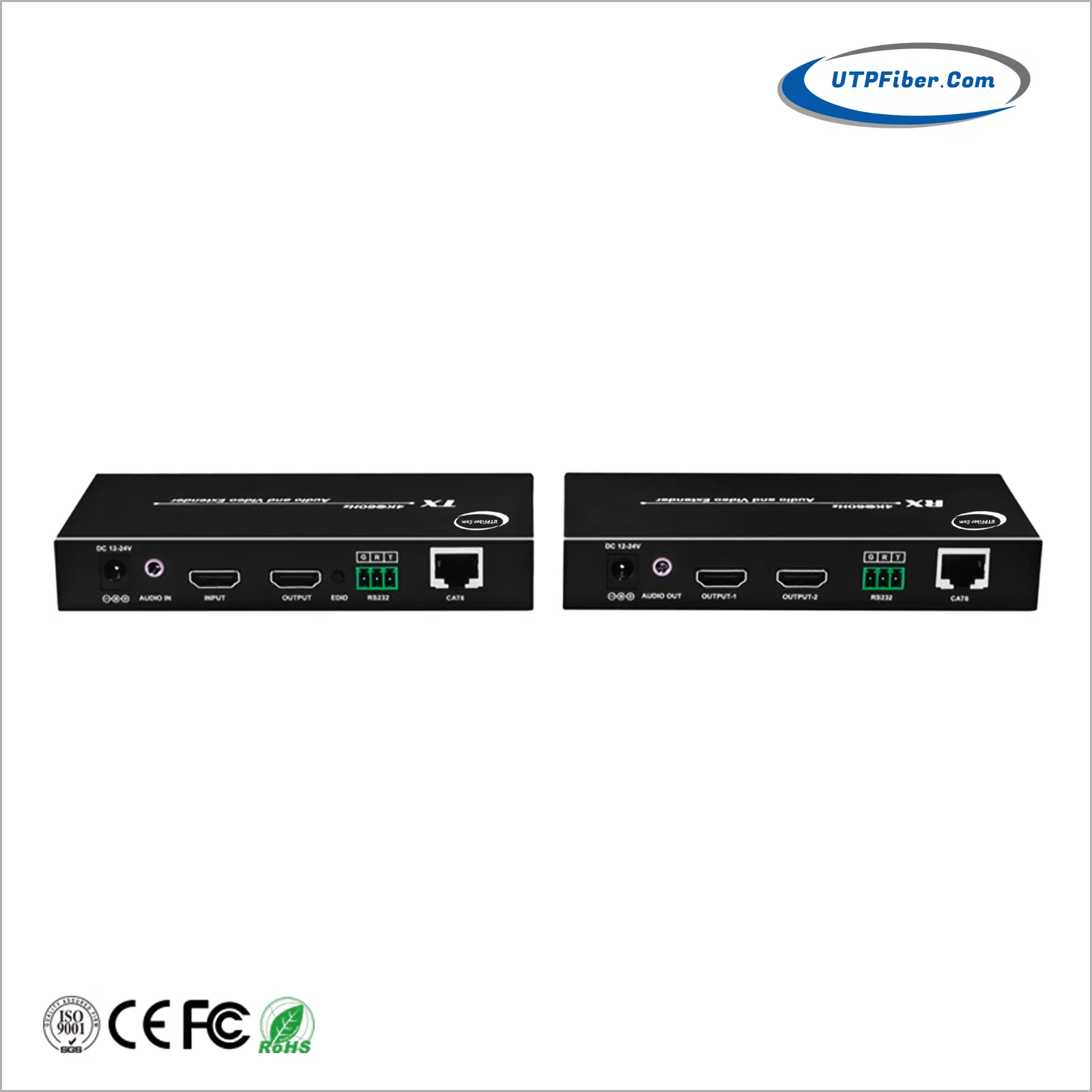 HDMI HDBaseT Extender 4K 60 Гц с RS232 и ИК