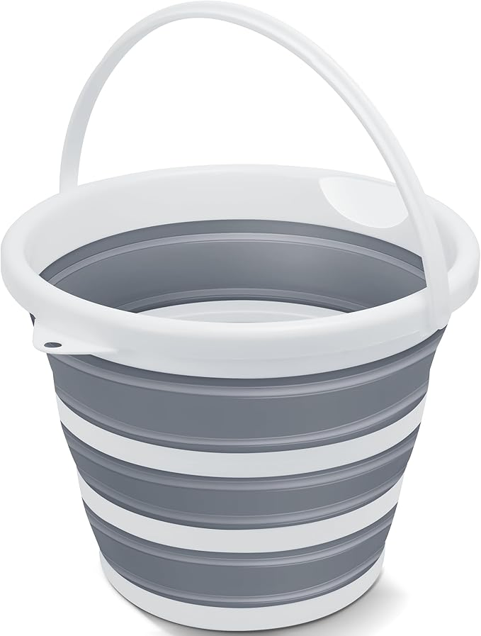 Foldable Plastic Round Bucket 2.6 Gallons (10 liters)
